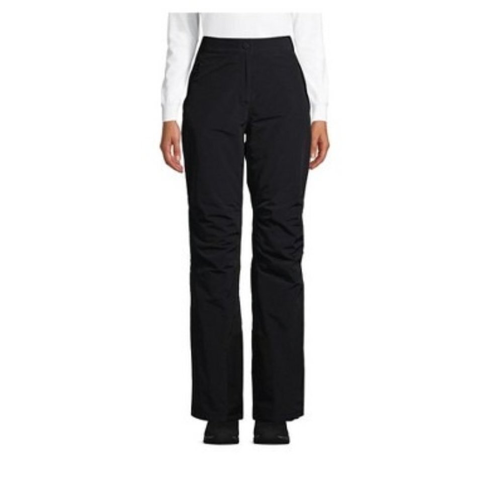 NWOT Lands' End Women's Squall Waterproof Insulated Snow Pants XSmall Petite BLK